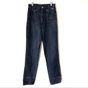 Vintage Rocky Mountain Black Jeans High Rise Mom Jeans Size 30 X-Long Tall